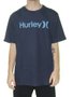 Camiseta Masculina Hurley  O & O Manga Curta Estampada - Marinho