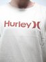 Camiseta Masculina Hurley O&O Solid Manga Curta Estampada - Areia