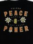 Camiseta Masculina Hurley Peace & Power Manga Curta Estampada - Preto