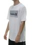 Camiseta Masculina Hurley Silk Disorder Manga Curta Estampada - Branco