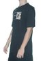 Camiseta Masculina Hurley Silk Efeect Manga Curta Estampada - Preto