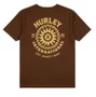 Camiseta Masculina Hurley Silk Empire Manga Curta Estampada - Marrom