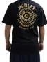 Camiseta Masculina Hurley Silk Empire Manga Curta Estampada - Preto
