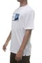 Camiseta Masculina Hurley Silk Halfer Manga Curta Estampada -Branco