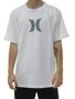Camiseta Masculina Hurley Silk Icon Manga Curta Estampada - Branco
