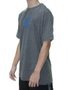 Camiseta Masculina Hurley Silk Icon Manga Curta Estampada - Mescla Escuro
