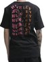 Camiseta Masculina Hurley Silk Level Manga Curta Estampada - Preto