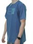 Camiseta Masculina Hurley Silk Natural Manga Curta Estampada - Azul