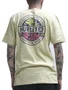 Camiseta Masculina Hurley Sticker Manga Curta Estampada - Bege