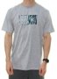 Camiseta Masculina Hurley Tiger Manga Curta Estampada - Cinza/Mescla