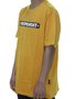 Camiseta Masculina Independent Bar Logo 3 Colors Manga Curta Estampado - Amarelo Queimado
