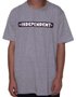 Camiseta Masculina Independent Bar Logo 3 Colors Manga Curta Estampado - Cinza Mesclado
