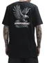 Camiseta Masculina Independent Liberty Manga Curta Estampada - Preto