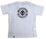 Camiseta Masculina Infantil Session Chest Logo Manga Curta Estampada - Branco