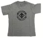 Camiseta Masculina Infantil Session Logo Skate 2003 Manga Curta Estampada - Cinza Mesclado