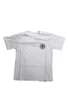 Camiseta Masculina Infantil Session Skateboard Manga Curta Estampada - Branco