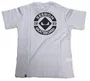 Camiseta Masculina Juvenil Session Chest Logo Manga Curta Estampada - Branco