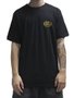 Camiseta Masculina Lay Back Classic Manga Curta Estampada - Preto