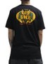 Camiseta Masculina Lay Back Classic Manga Curta Estampada - Preto
