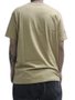Camiseta Masculina Lay back Manga Curta Estampada - Caqui