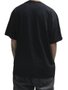 Camiseta Masculina Lay Back Pocket Manga Curta Estampada - Preto