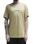 Camiseta Masculina Layback Basic Manga Curta Estampada - Caqui