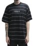 Camiseta Masculina Layback Oversized PB Manga Curta Estampada - Preto