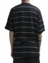 Camiseta Masculina Layback Oversized PB Manga Curta Estampada - Preto