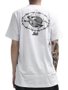 Camiseta Masculina Lost Board To Death Manga Curta Estampada - Branco