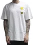 Camiseta Masculina Lost Box Fit Bob Esponja Puff Manga Curta Estampada - Branco