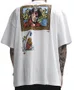 Camiseta Masculina Lost Box Quadrada Gary Artist Manga Curta Estampada - Branco