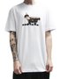 Camiseta Masculina Lost Shorn Sheep Manga Curta Estampada - Branco