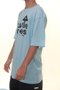 Camiseta Masculina LRG 47 Manga Curta Estampada - Azul Claro