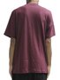 Camiseta Masculina LRG 47 Western Script Manga Curta Estampada - Bordo