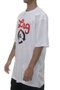 Camiseta Masculina LRG Big Cycle Logo Manga Curta Estampada - Branco