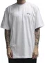 Camiseta Masculina LRG Cursive Over Knit Manga Curta Estampada - Branco