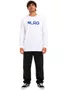 Camiseta Masculina LRG Effective Manga Longa Estampada - Branco