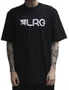 Camiseta Masculina LRG Effective Over Knit Manga Curta Estampada - Preto