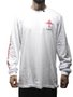 Camiseta Masculina LRG For Us Manga Longa Estampada - Branco