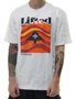 Camiseta Masculina LRG Lifted Wave Manga Curta - Branco