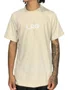 Camiseta Masculina LRG Logo Box Tree Manga Curta Estampada - Areia