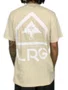 Camiseta Masculina LRG Logo Box Tree Manga Curta Estampada - Areia