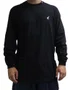 Camiseta Masculina Lrg Ls Tee Manga Longa Estampada - Preto