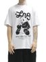 Camiseta Masculina LRG Mag Life Manga Curta Estampada - Branco