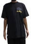 Camiseta Masculina Lrg Over Made With Love Manga Curta Estampada - Preto