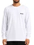 Camiseta Masculina LRG Research Over Manga Longa Estampada - Branco