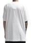 Camiseta Masculina LRG Script Grab Knit Manga Curta Estampada - Branco