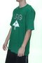 Camiseta Masculina LRG Shot Stack Logo Manga Curta Estampada - Verde