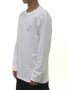 Camiseta Masculina LRG Slant Manga Longa Estampada - Branco