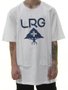 Camiseta Masculina LRG Stack Logo Manga Curta Estampada - Branco